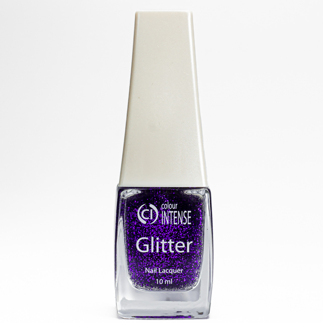 Лак для нігтів з блискітками Colour Intense Glitter 10 мл PL-10 № 301 Фіолетовий