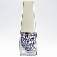 Лак для ногтей с блестками Colour Intense Glitter 10 мл PL-10 № 313 Glitter Snow Фиолетовый