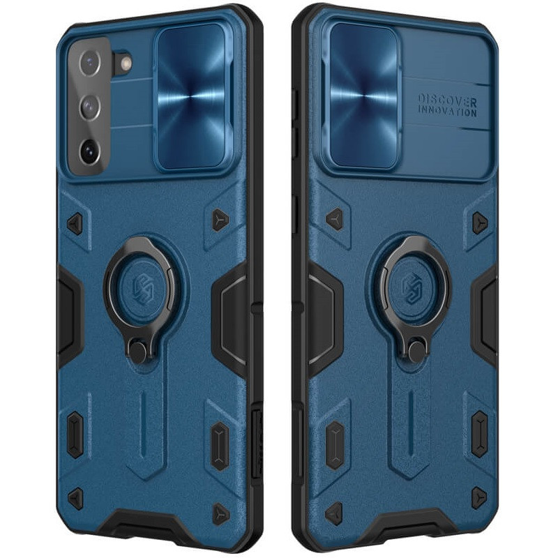 Чохол з кільцем підставкою Nillkin CamShield Armor для Samsung S21 Plus