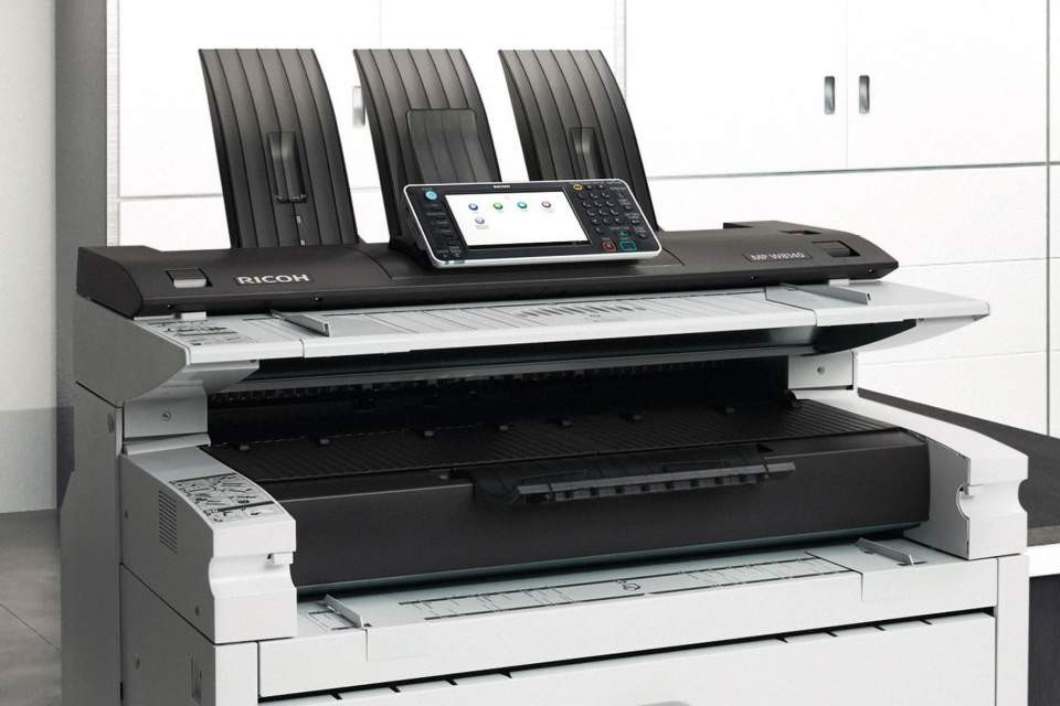 МФУ Ricoh MP W7100SP монохромний, широкоформатний А0.