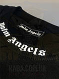 Футболка чорна Palm Angels et Palm Angels Black Classic, фото 3