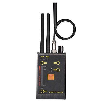 Професійний детектор жучків, прослушки, бездротових камер, GPS трекерів - антижучок HERO 009