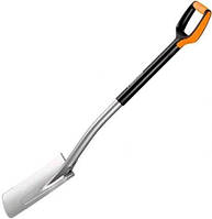 Лопата штикова з закругленим лезом Fiskars Xact M (131480/1003682)