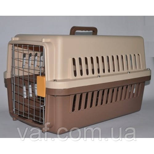Перенесення для тварин (собаки та кішки) Кеннел із залізними дверима та замком IATA №4 (66*47*46 см) до 30 кг
