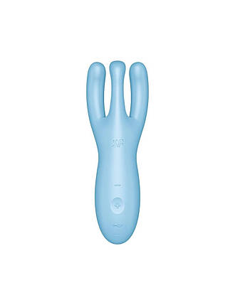 Кліторальний вібратор Satisfyer Threesome 4 Blue, фото 3