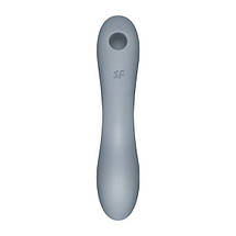 Вакуумний вібратор Satisfyer Curvy Trinity 3 BlueGrey, фото 3