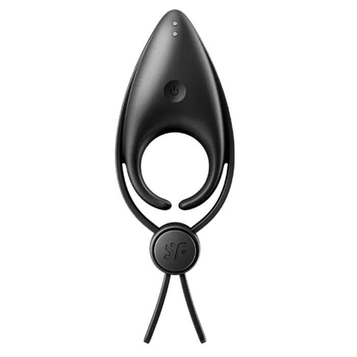 Ерекціонне вібрользо ласо з регулюванням розміру Satisfyer Sniper Black