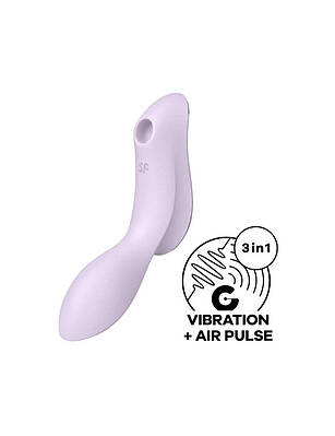 Вакуумний симулятор з вібрацією Satisfyer Curvy Treinity 2 Vile