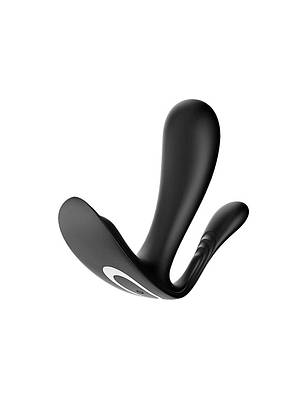 Подвійний смарт-вібратор в трусики Satisfyer Top Secret+ Black