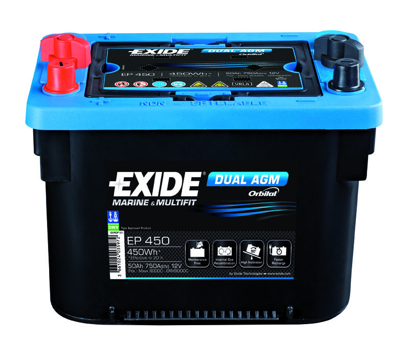 Акумулятор Exide Dual AGM EP 800 (92А / ч)