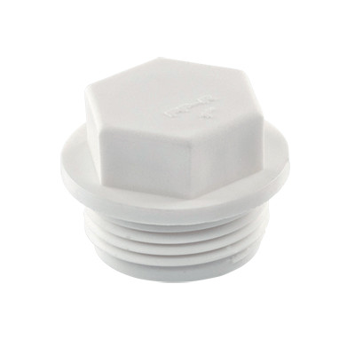 Заглушка PPR 3/4"З  Tebo біла 80/960