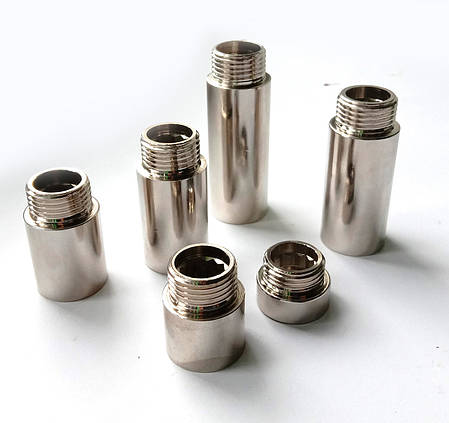 Подовжувач латунний хром 1/2" 20mm Найкраща Ціна 50/650, фото 3