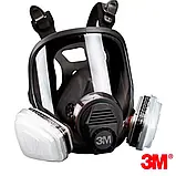 Повна Маска 3M 6000 Захисний набір, фото 3
