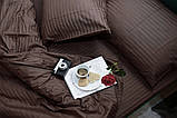 Постільна білизна Сатин-страйп 1*1 Chocolate, фото 4