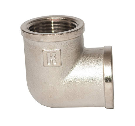 Кутник латунний різьбовий 3/4"ВВ RSk Італія 30/120, фото 1