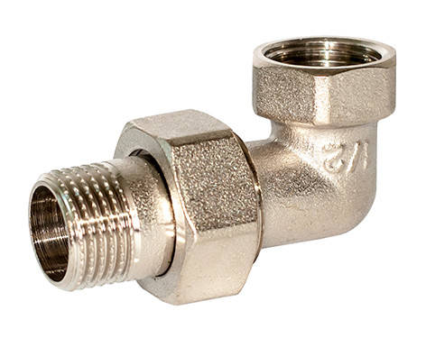 Згін-американка кутовий нікель 11/4" RSk Італія 8/32, фото 1