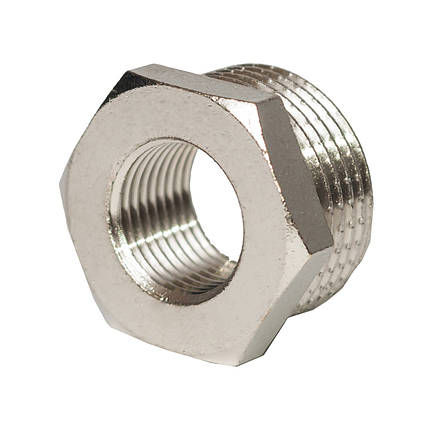 Футорка латунна різьб.редукційна 1"З х1/2"В RSk Італія 60/240, фото 1