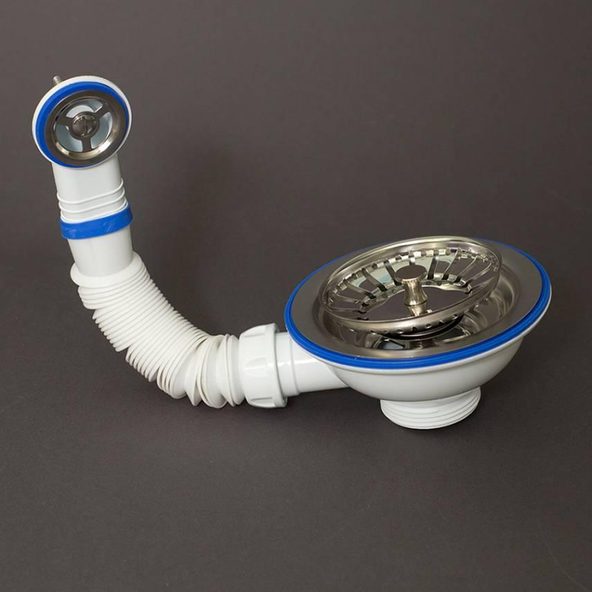 Купити Чашка сифону для мийки з круглим переливом Ø115 UNICORN Е156 1/ ...