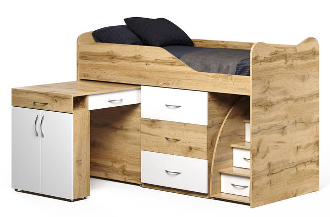 Дитяче ліжко №5 BED ROOM Дуб Тахо ТМ Viorina-Deko, фото 1
