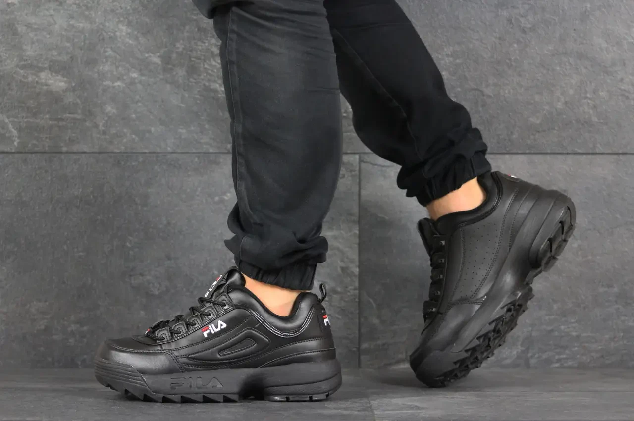 Мужские кроссовки FILA Фила, кожа , пена, черные. 42, цена 1440 грн ...
