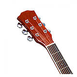 Електроакустична гітара Alfabeto AG110EQ (Sunburst) + чохол, фото 4
