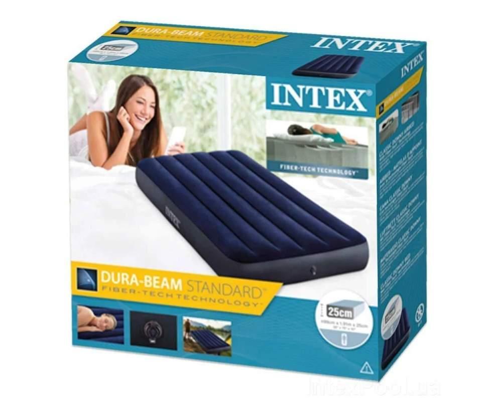Матрац No 64757 велюр 191*99*25 см INTEX