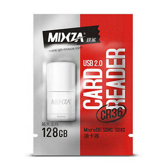 Якісний MicroSD-кардридер до 128 Гб. MIXZA C36 USB 2.0