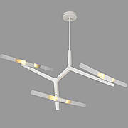 Біла сучасна люстра на 6 ламп "Bulb"  (56-LPR189-6 WH)