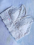 Топ мереживний молочний Victoria's Secret Crochet Strappy Lace Bralette, фото 7