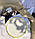 Тарілка кругла з бортиком 25 см., «Капучино yellow», фото 4