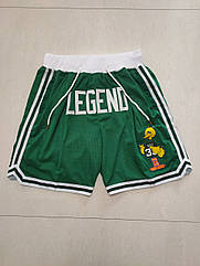 Зелені шорти Бостон Селтікс Larry Bird LEGEND Retro Shorts Boston Celtics