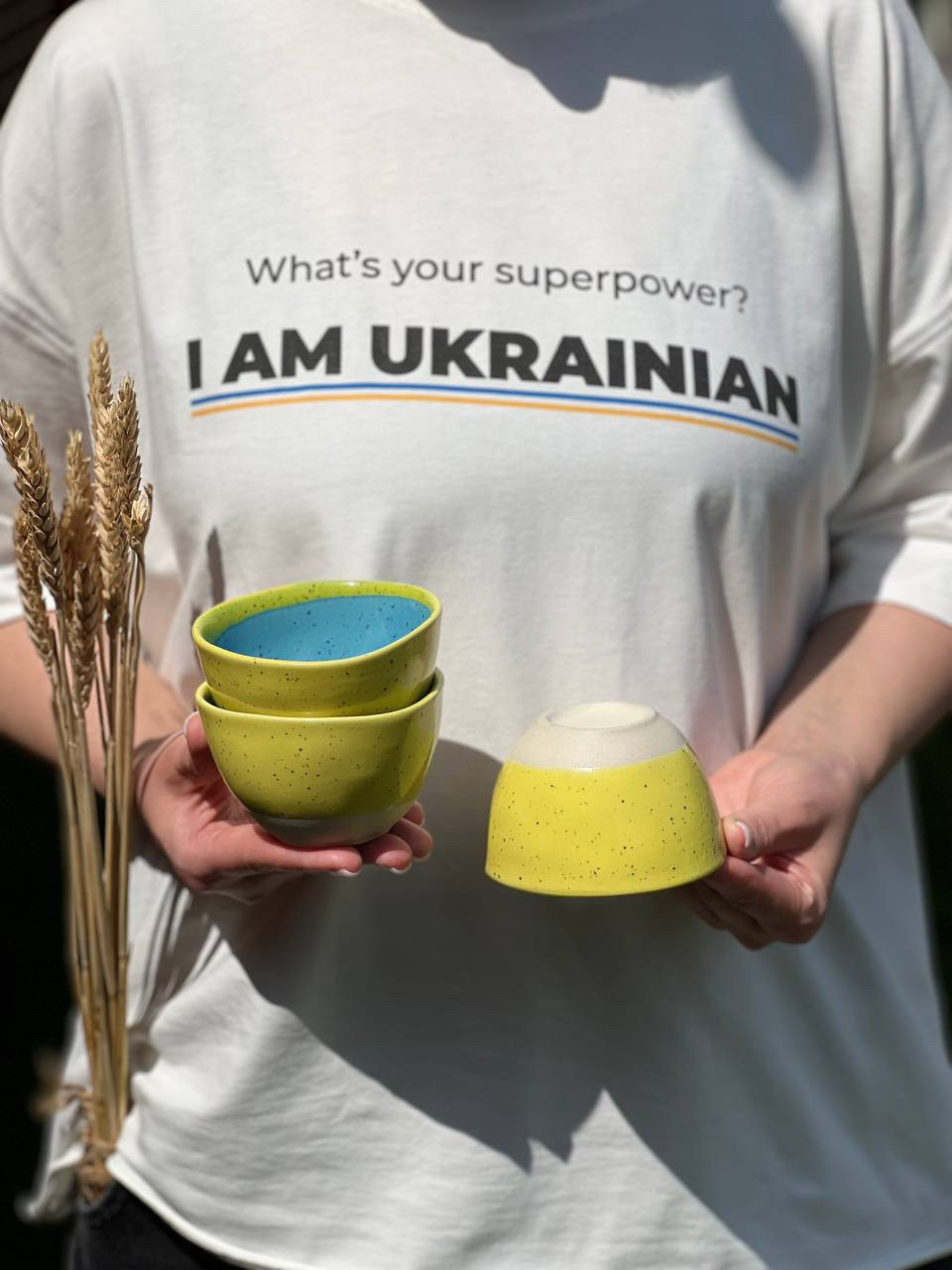 Соусник 150 мл., «Жовто-блакитний», «Вільна»