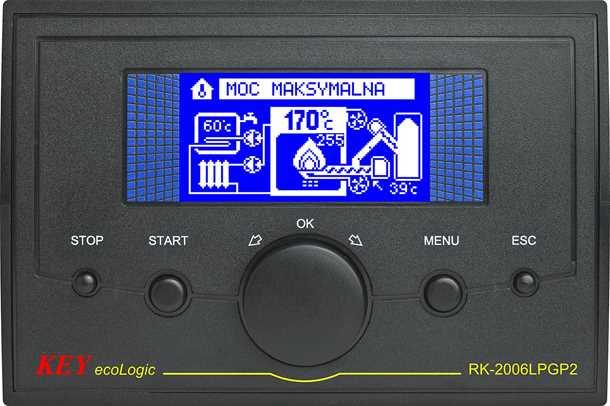 Автоматика для твердопаливних котлів зі шнеком KEY RK-2006LPG2 (2A), фото 1