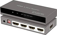 Сплітер HDMI 1x4, HSV334, version 2.0