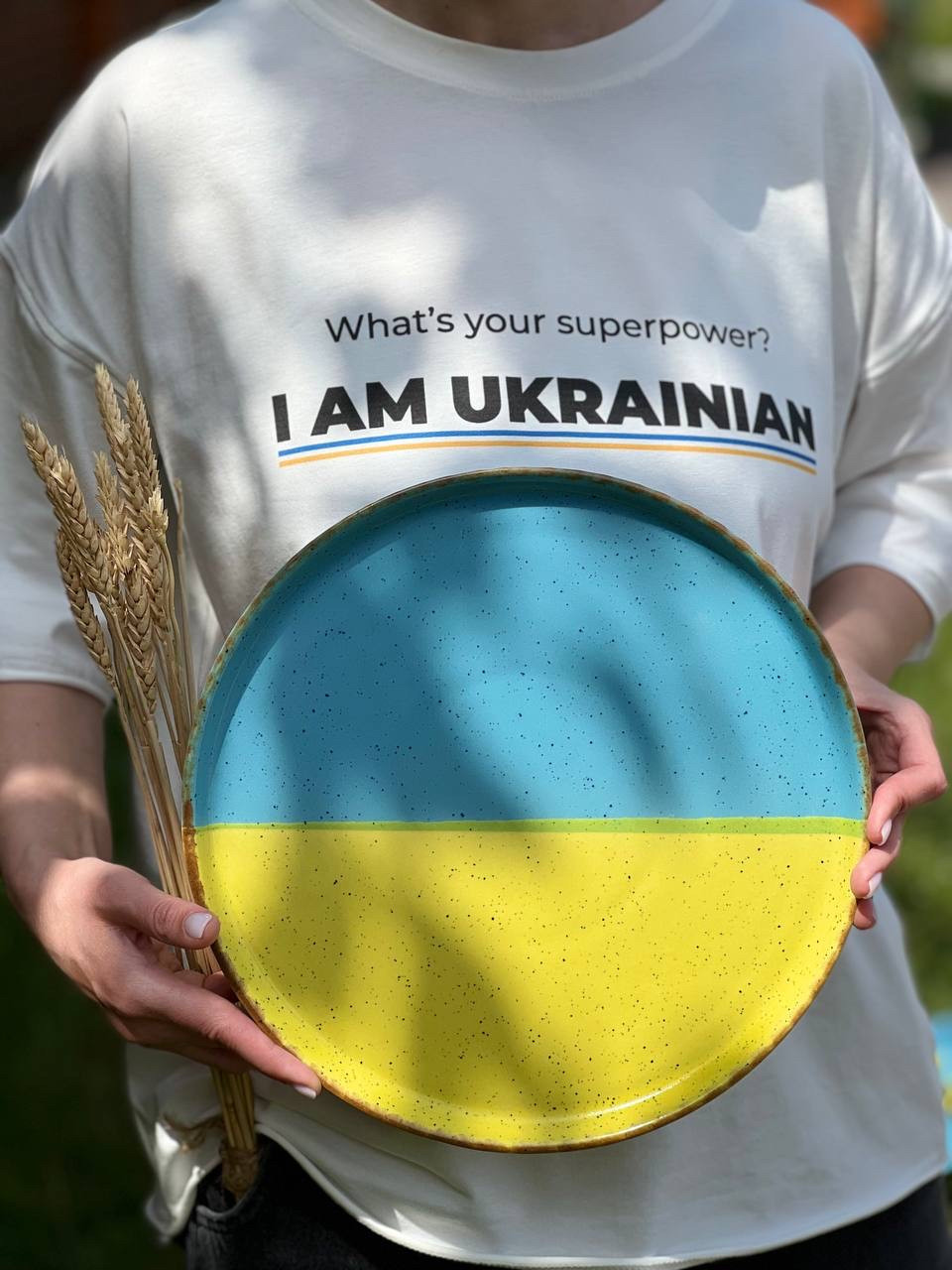 Тарілка кругла з бортиком 29 см. «Вільна»