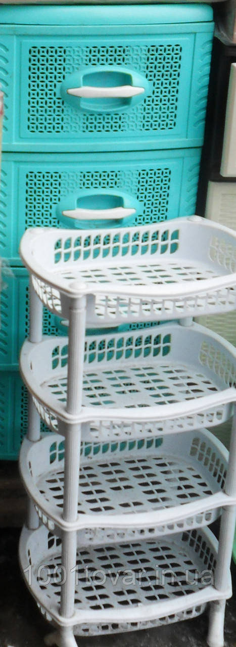 Комод пластиковий "Консенсус", салатний, фото 1