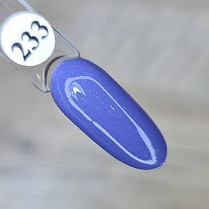 Гель лак для нігтів Sweet Nails бузковий c дрібним шимером №233 8мл