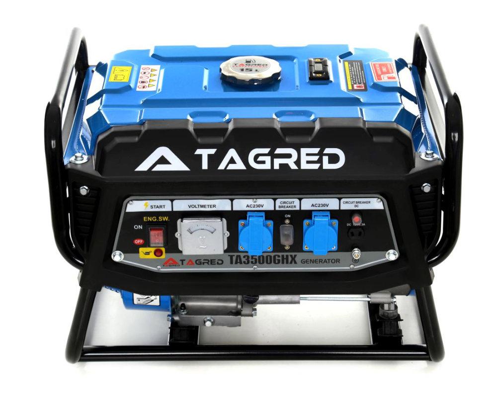 Генератор бензиновий TAGRED TA3500GHX PROFESSIONAL AVR потужністю 3500 Вт +масло