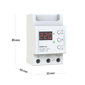 Реле напруги ZUBR 32A (max 40A) 7000BA D32, фото 2