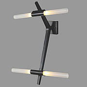 Чорне сучасне бра на 4 лампи "Bulb" (56-LWPR189-4 ВК)