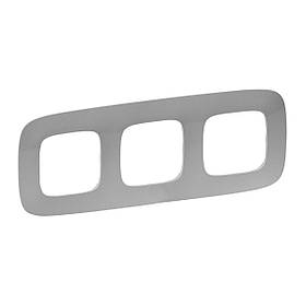 Legrand Valena ALLURE Рамка 3 пости алюміній 754393