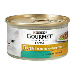 Gourmet Gold (Гурмет Голд) кусочки у підливці з кроликом і печінкою 85гр