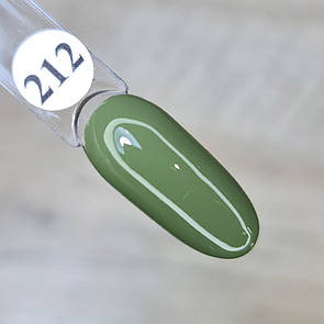 Гель лак для нігтів Sweet Nails оливково зелений №212 8мл