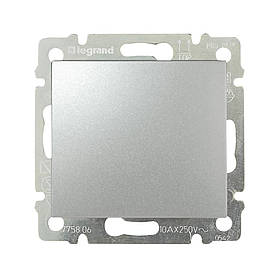 Перемикач Legrand Valena Classic алюміній на два напрямки 10А 770106