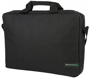 Універсальна,практична сумка для ноутбука Grand-X SB-115 від 13 до 15.6" 600D Nylon Black найкраща ціна!, фото 3