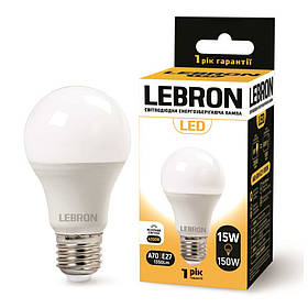 Лампа LED L-A70 15W E27 4100K 1350Lm 11-11-67 Lebron