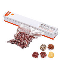 Вакууматор портативний CYMYE QH01 вакуумний пакувальник для продуктів, ширина 30 см + 15 пакетів подарунок Оригінал