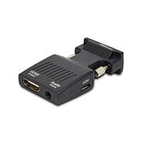 Конвертер відеосигналу ATIS VGA-HDMI-C з кабелями