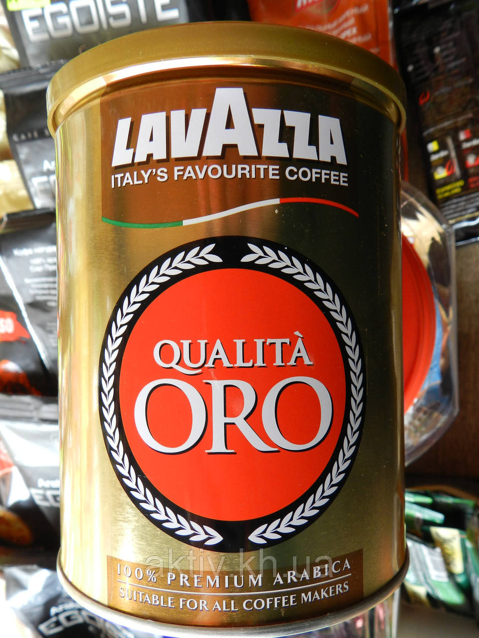 Кава мелена Lavazza qualita oro 250 грамів ж/б