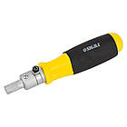 Викрутка з реверсом + тріскачка + біти 11шт CrV Sigma (4001131), фото 3